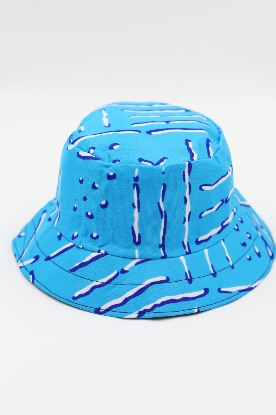 kapelusik na lato kapelusz kolorowy niebieski