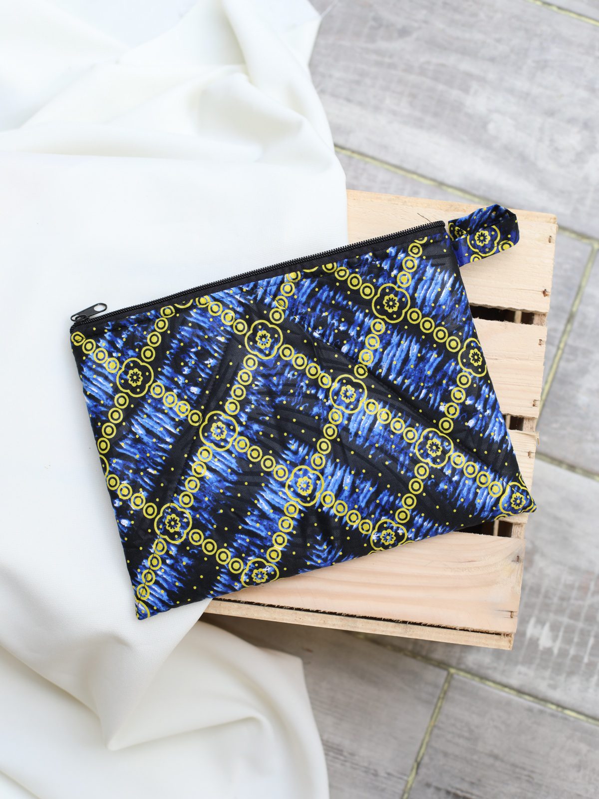 Kosmetyczka batik Senegal podręczna na kosmetyki