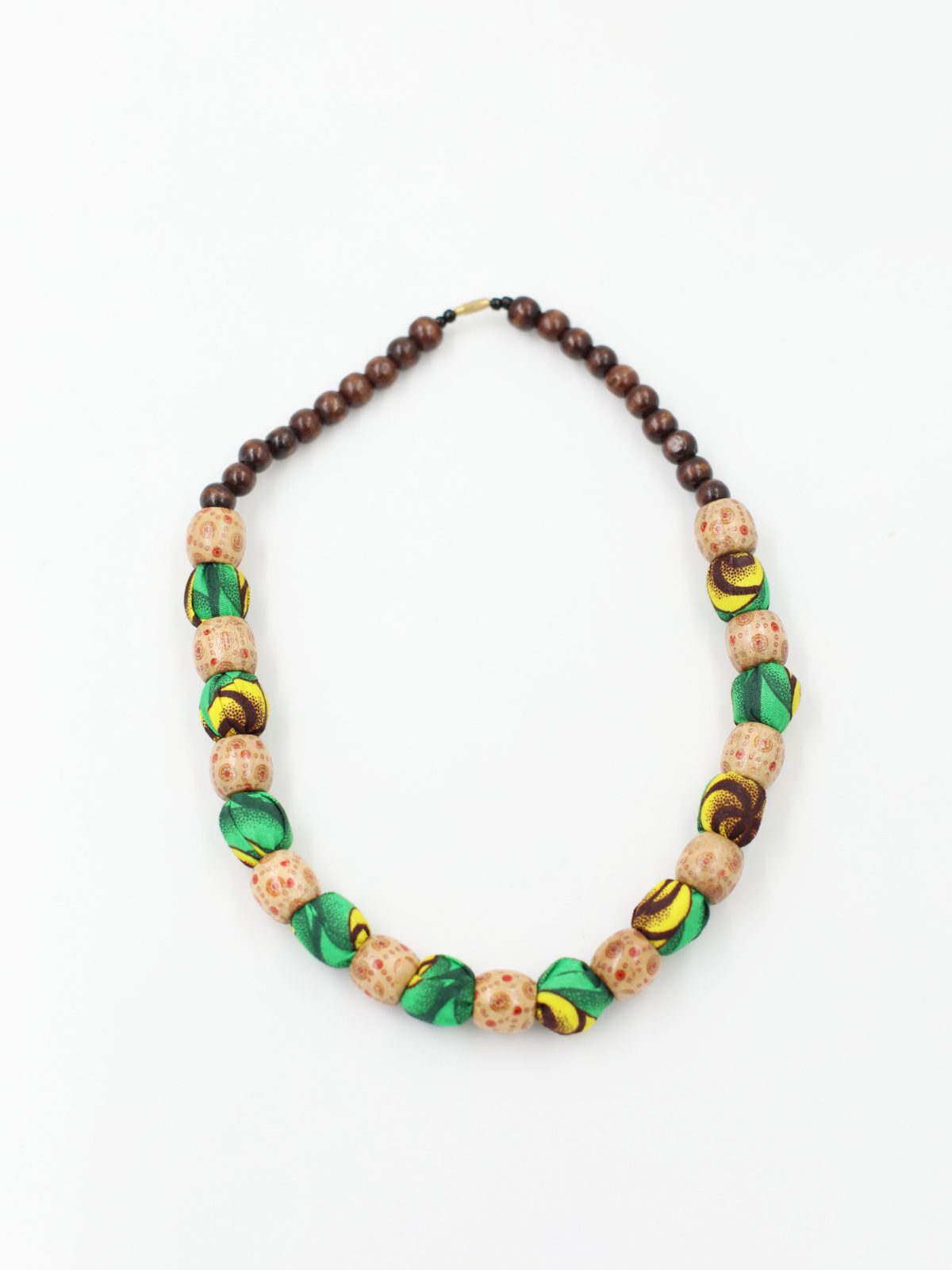 korale z batikiem sklep dobra fabryka biżuteria drewniana